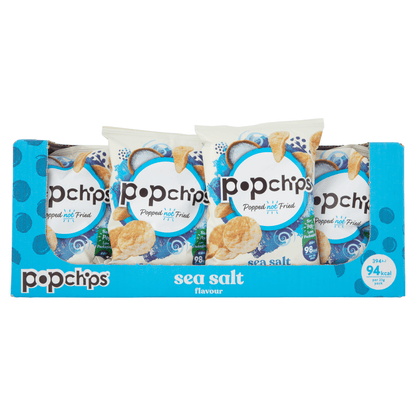 Popchips Sea Salt Flavour Potato Snacks 23g - UK Food & Drink - 5060292302102