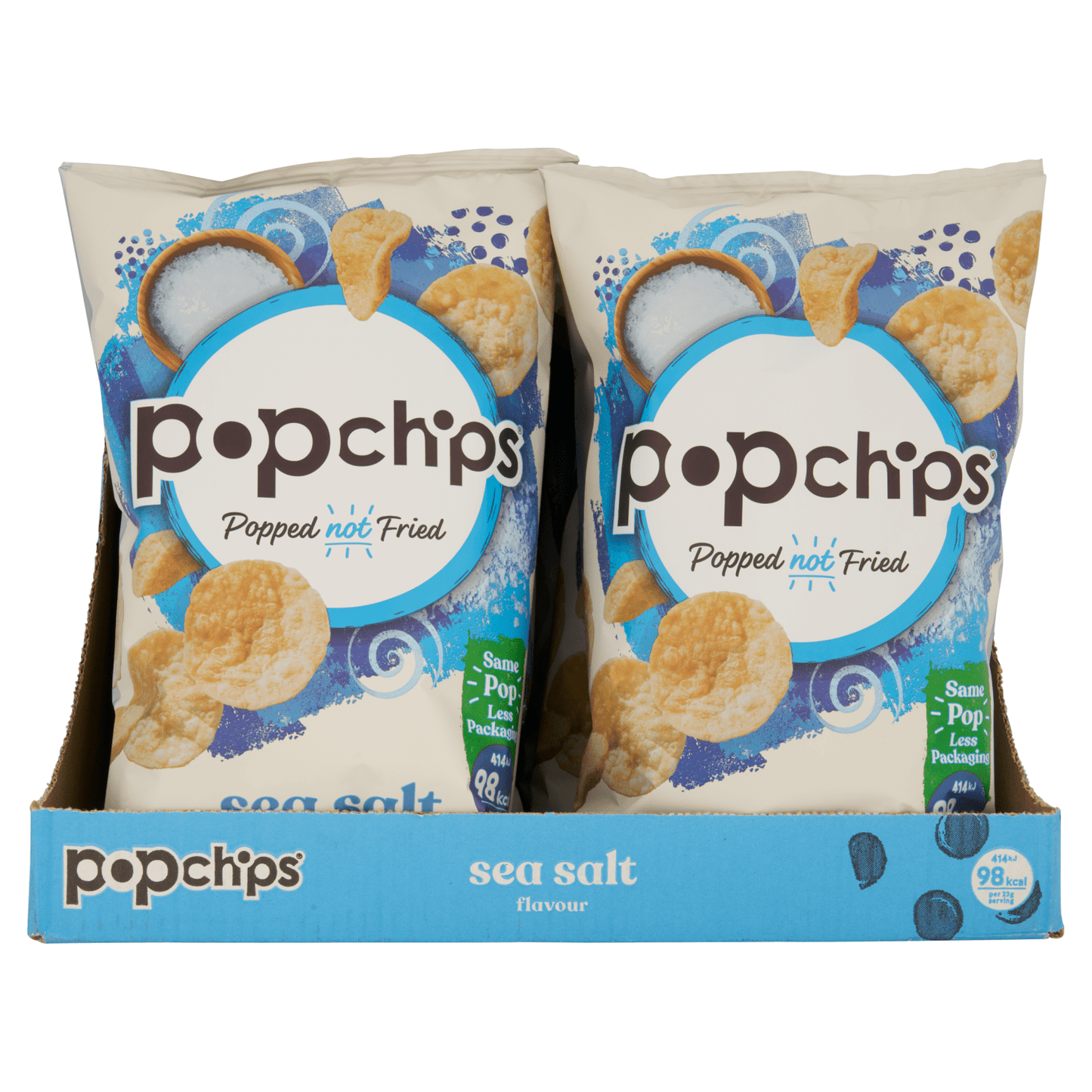 Popchips Sea Salt Flavour Potato Snacks 85g - UK Food & Drink - 5060292308104