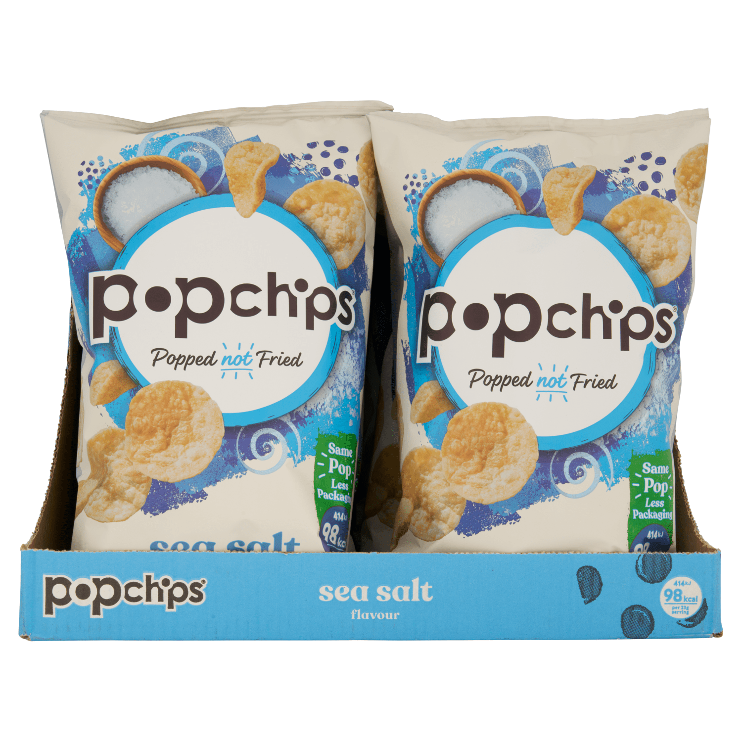 Popchips Sea Salt Flavour Potato Snacks 85g - UK Food & Drink - 5060292308104