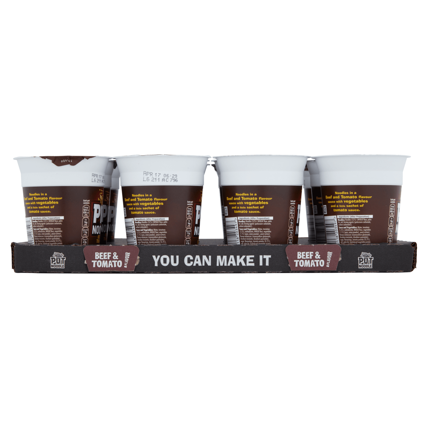 Pot Noodle Beef & Tomato Flavour 90g - UK Food & Drink - 5000118203497