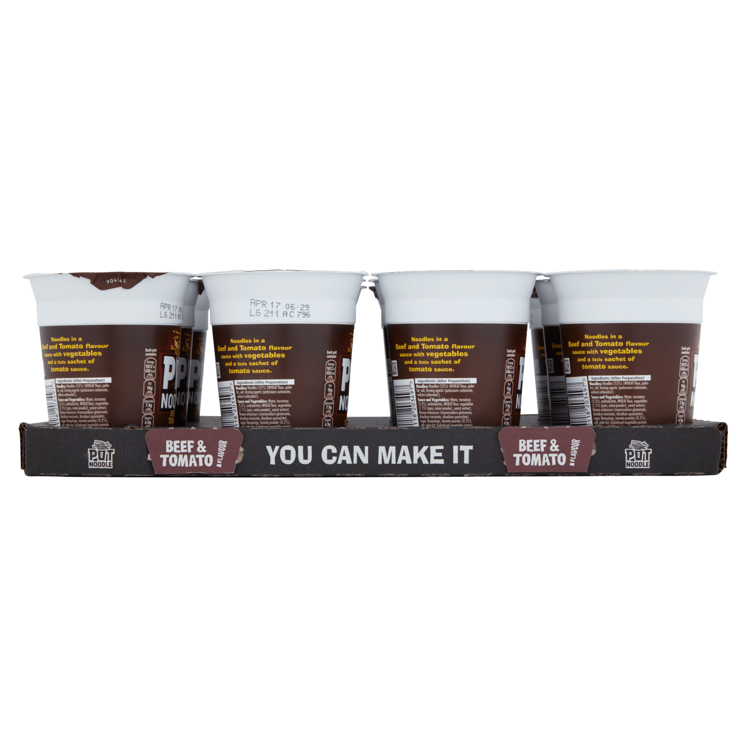 Pot Noodle Beef & Tomato Flavour 90g - UK Food & Drink - 5000118203497