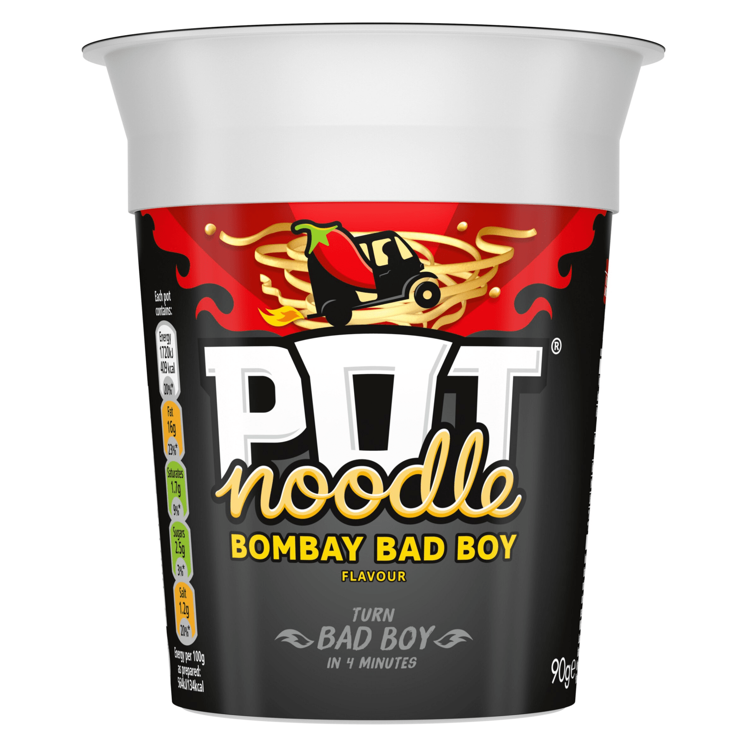 Pot Noodle Bombay Bad Boy Flavour 90g - UK Food & Drink - 5000118203541