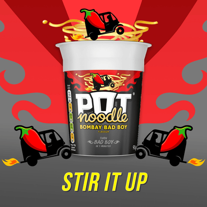 Pot Noodle Bombay Bad Boy Flavour 90g - UK Food & Drink - 5000118203541