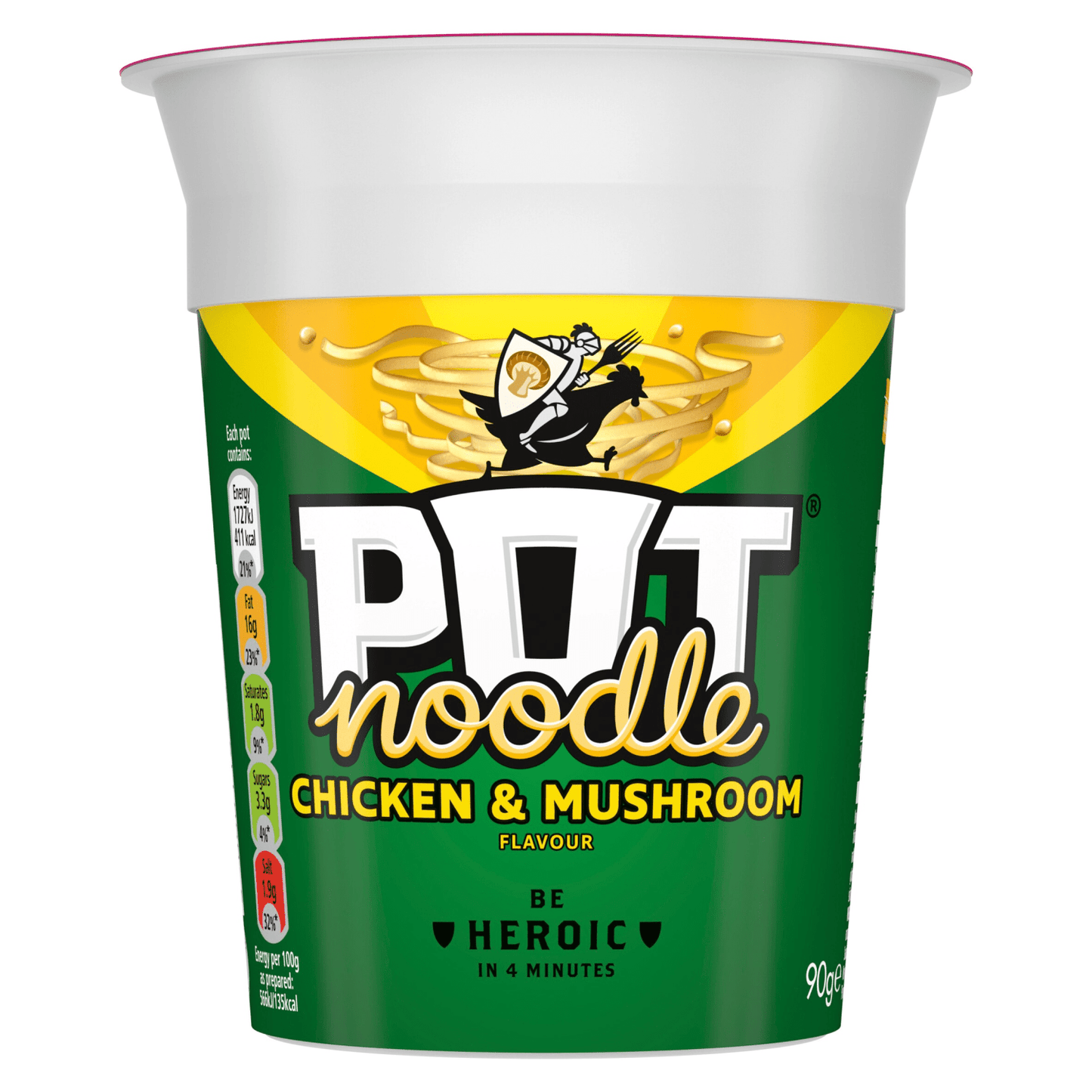 Pot Noodle Chicken & Mushroom Flavour 90g - UK Food & Drink - 5000118203503