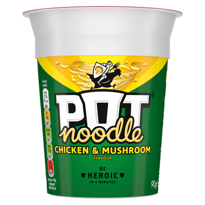 Pot Noodle Chicken & Mushroom Flavour 90g - UK Food & Drink - 5000118203503