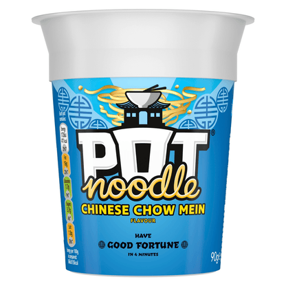 Pot Noodle Chinese Chow Mein Flavour 90g - UK Food & Drink - 5000118203534