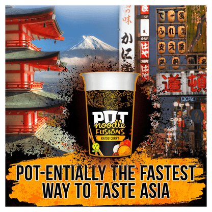Pot Noodle Fusions Instant Snack Katsu Curry 100 g - UK Food & Drink - 8720182064400