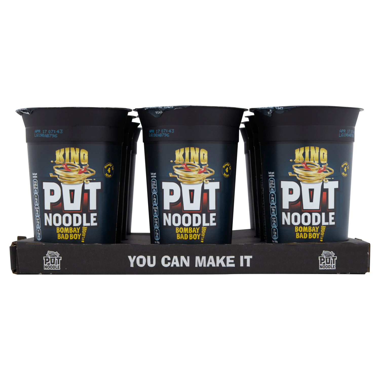 Pot Noodle King Bombay Bad Boy Flavour 114g - UK Food & Drink - 5000118203695