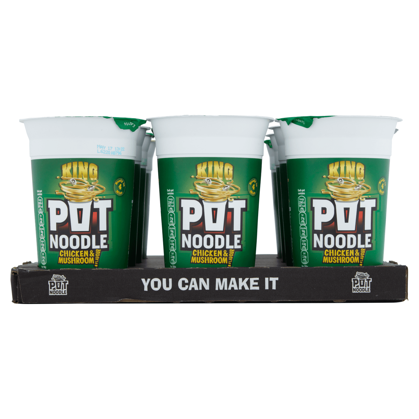 Pot Noodle King Chicken & Mushroom Flavour 114g - UK Food & Drink - 5000118203664