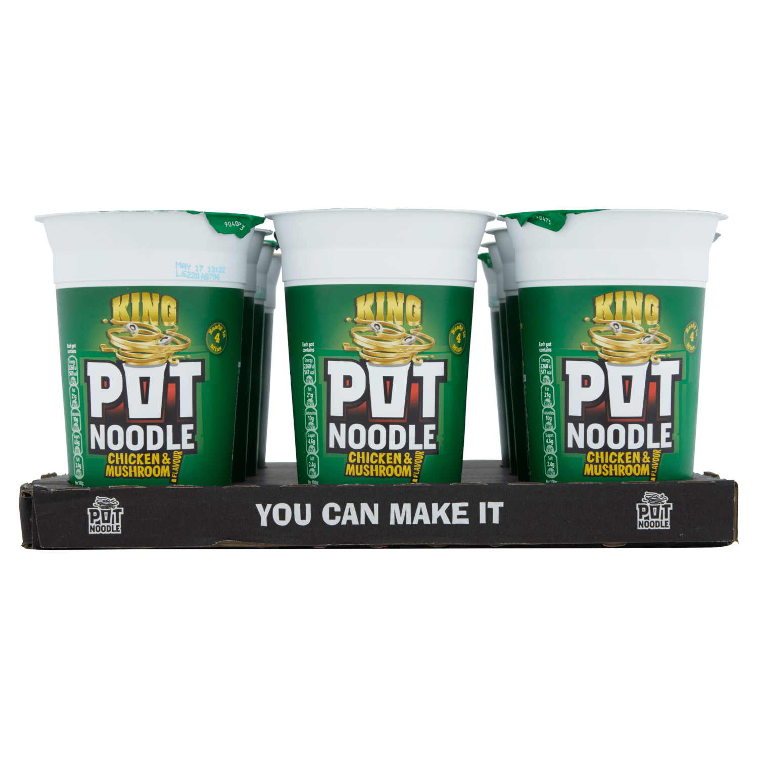 Pot Noodle King Chicken & Mushroom Flavour 114g - UK Food & Drink - 5000118203664