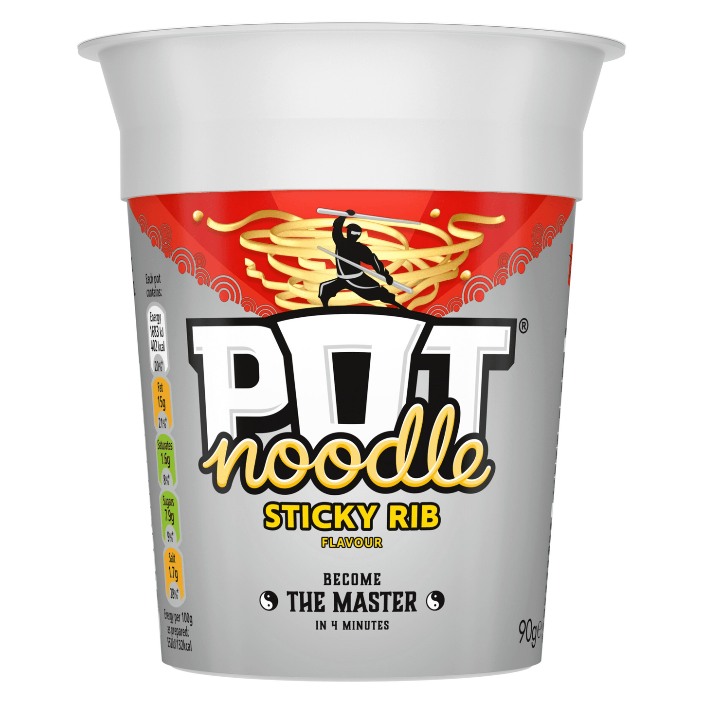 Pot Noodle Standard Pot Noodle Sticky Rib 90 g - UK Food & Drink - 8718114797977