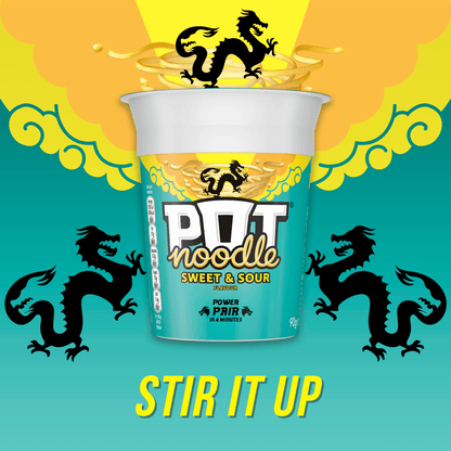 Pot Noodle Sweet & Sour Flavour 90g - UK Food & Drink - 5000118203510