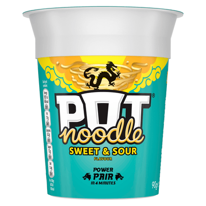 Pot Noodle Sweet & Sour Flavour 90g - UK Food & Drink - 5000118203510