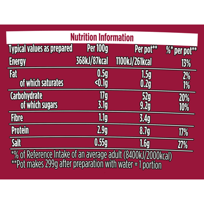 Pot Pasta instant hot snack pot Bolognese 73 g - UK Food & Drink - 8710522806593