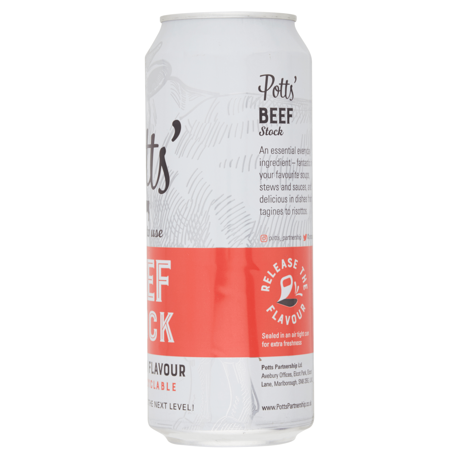 Potts' Beef Stock 500ml - UK Food & Drink - 5060178332209