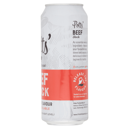 Potts' Beef Stock 500ml - UK Food & Drink - 5060178332209