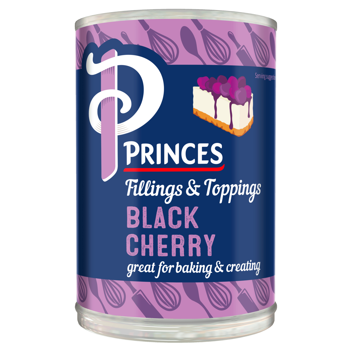 Princes Fillings & Toppings Black Cherry 410g - UK Food & Drink - 5000232900869