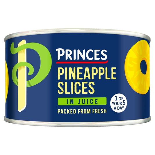 Princes Pineapple Slices in Juice 227g - UK Food & Drink - 5000232825230