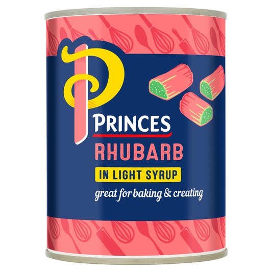 Princes Rhubarb in Light Syrup 540g - UK Food & Drink - 5000232863188
