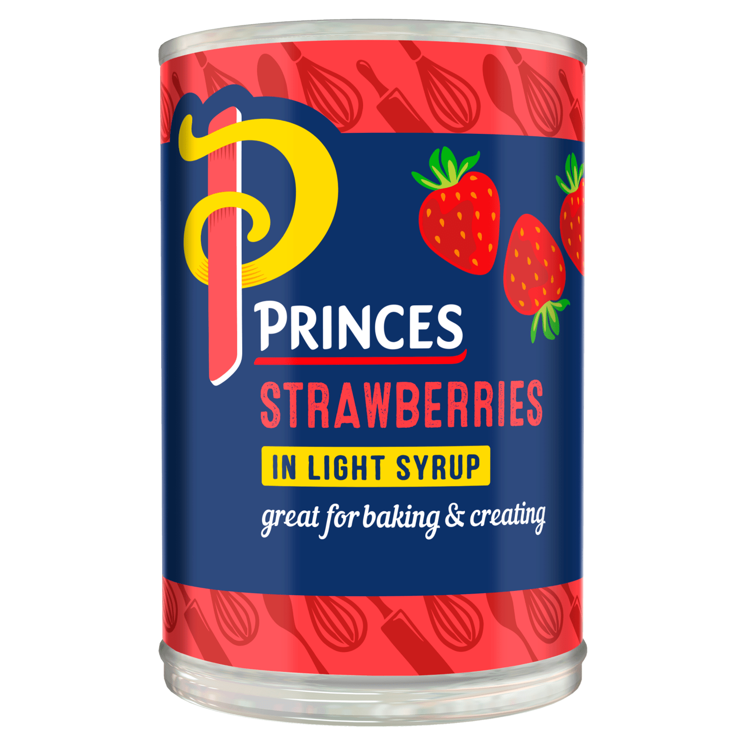 Princes Strawberries in Light Syrup 410g - UK Food & Drink - 5000232007964