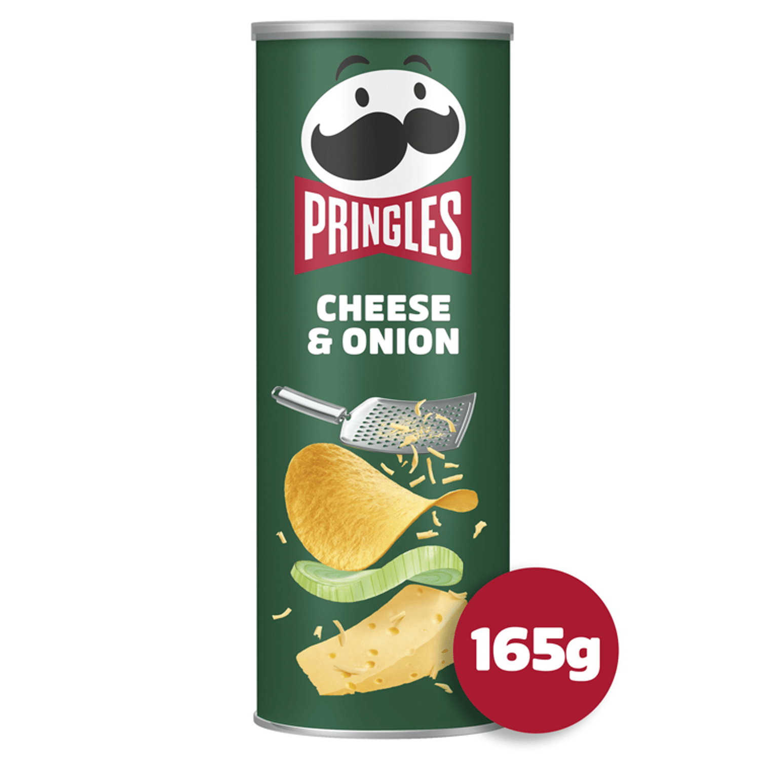 Pringles Cheese & Onion Crisps Can 165g - UK Food & Drink - 5053990127641