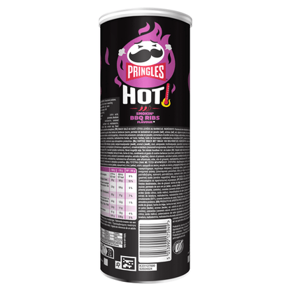 Pringles Hot Smokin BBQ Ribs Flavour 160g - UK Food & Drink - 5053990175949