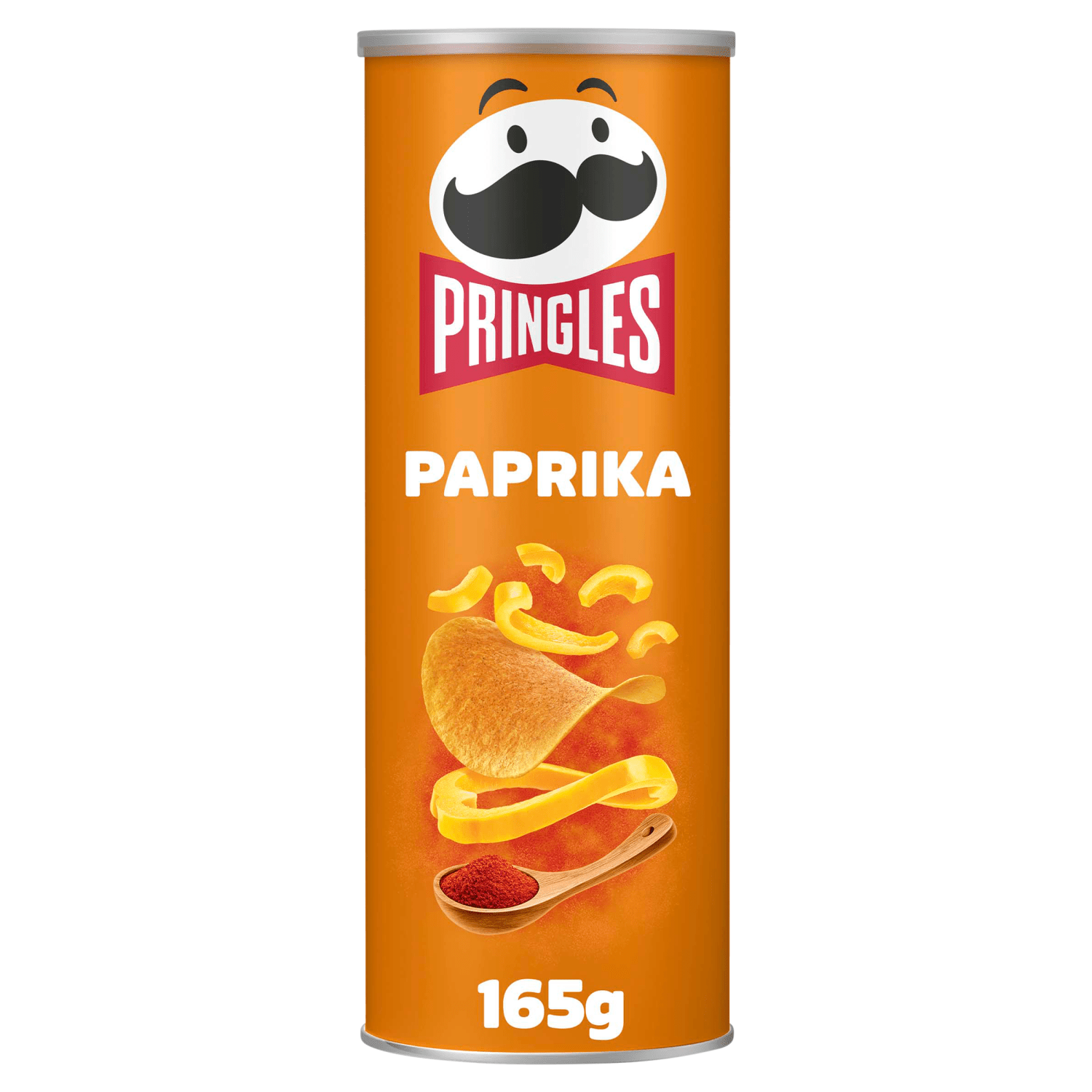 Pringles Paprika Sharing Crisps 165g - UK Food & Drink - 5053990161669