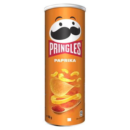 Pringles Paprika Sharing Crisps 165g - UK Food & Drink - 5053990161669