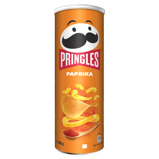 Pringles Paprika Sharing Crisps 165g - UK Food & Drink - 5053990161669