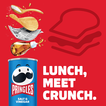 Pringles Salt & Vinegar 165g - UK Food & Drink - 5053990127733