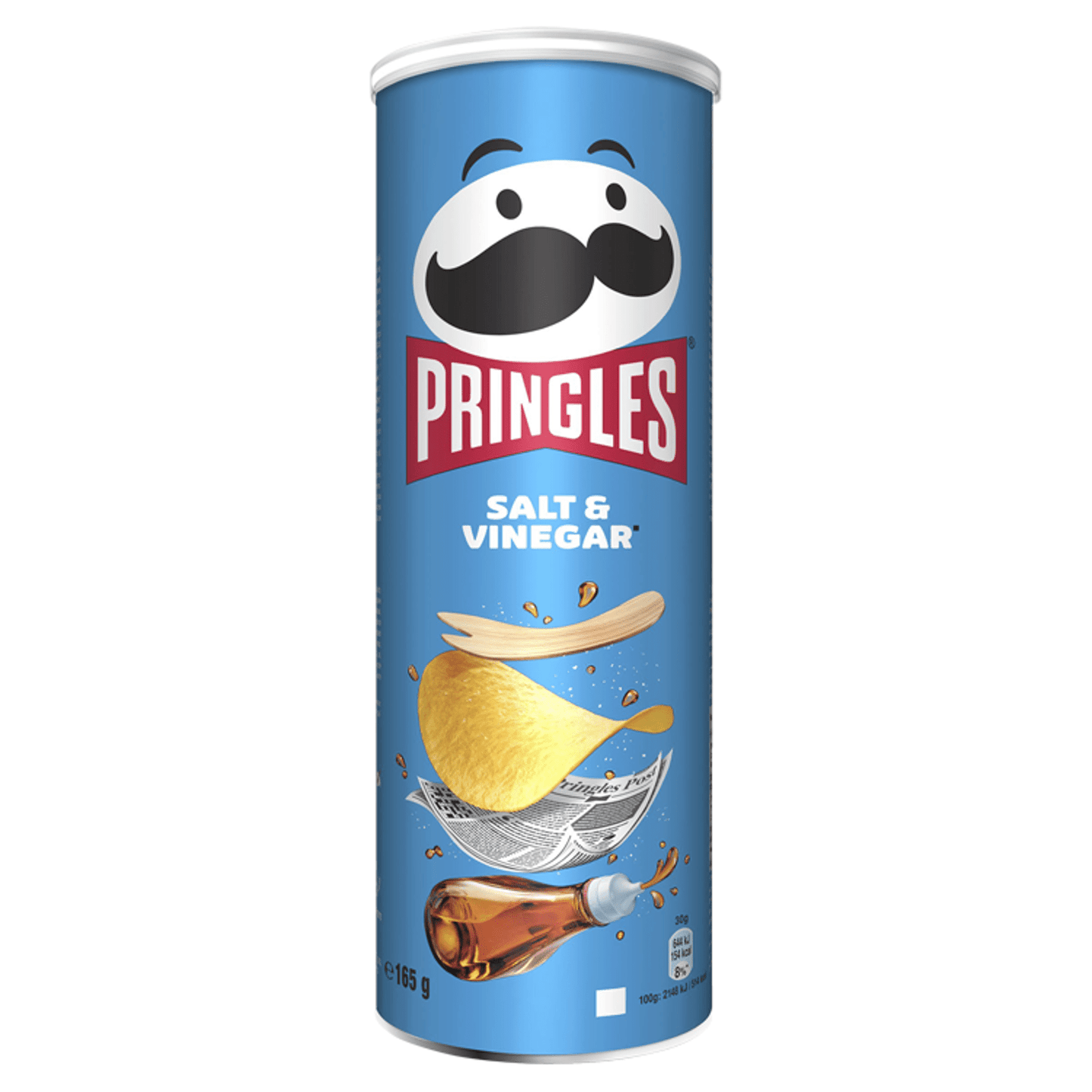 Pringles Salt & Vinegar 165g - UK Food & Drink - 5053990127733