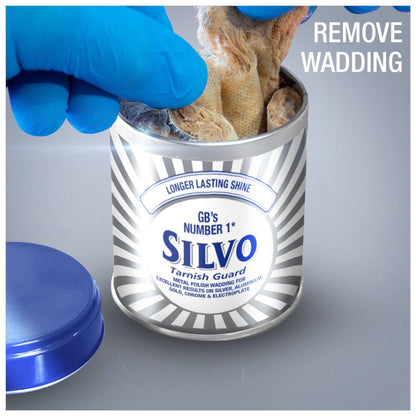 Silvo 75g Wadding Polish