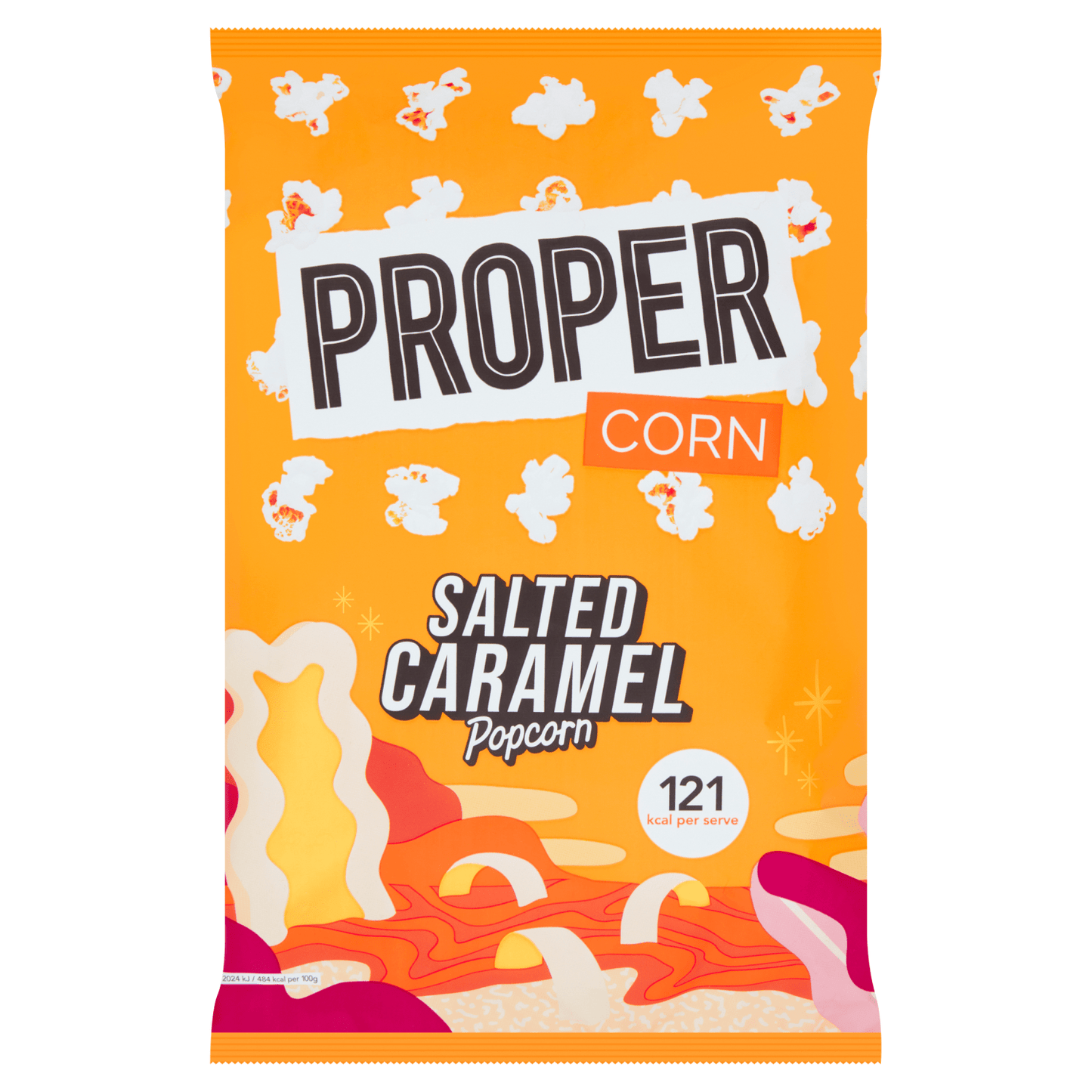 Propercorn Salted Caramel Popcorn 90g - UK Food & Drink - 5060283762526