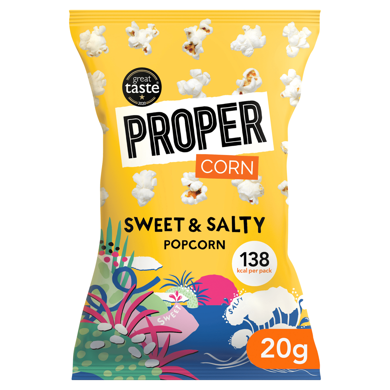 Propercorn Sweet & Salty Popcorn 30g - UK Food & Drink - 5060283760034