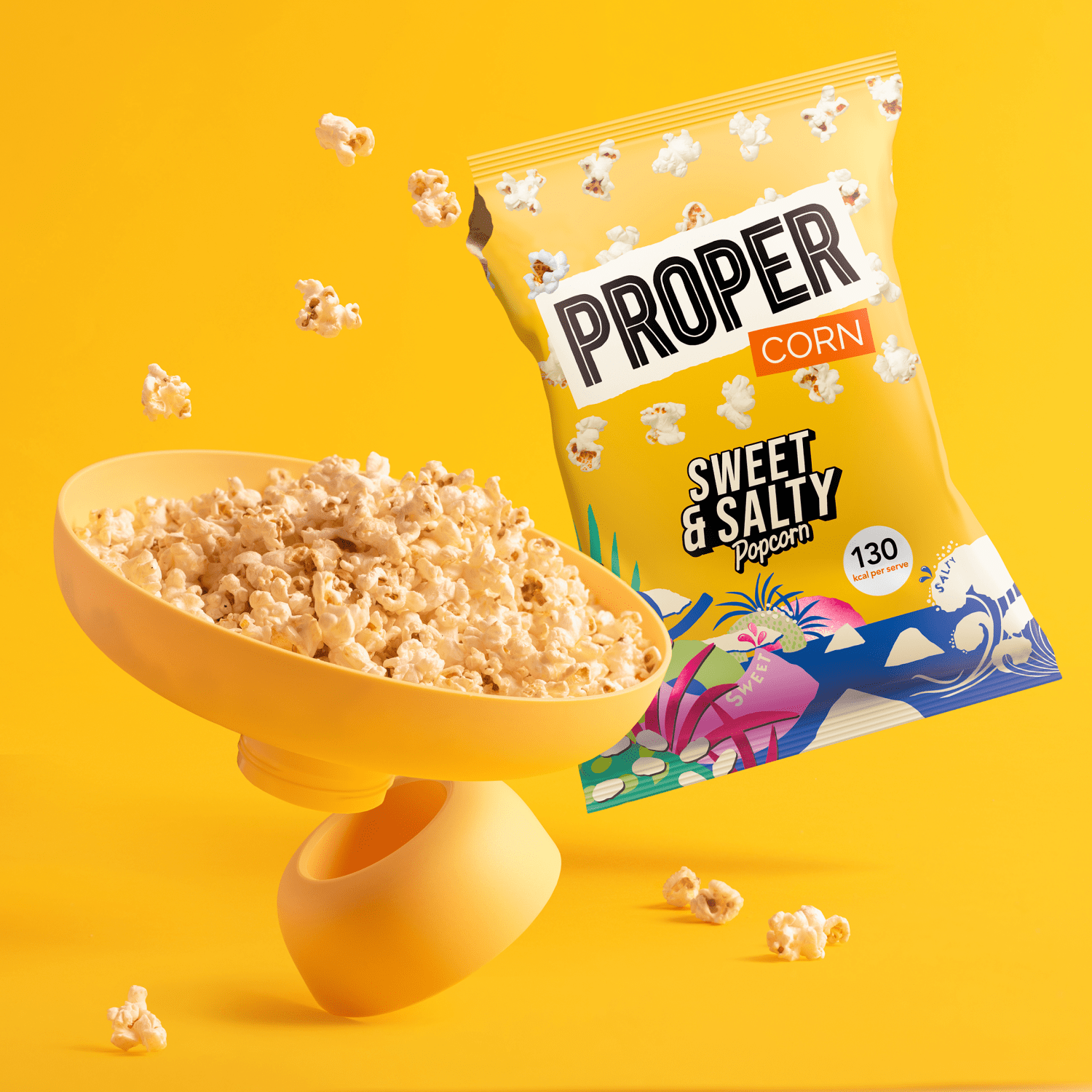 Propercorn Sweet & Salty Popcorn 90g - UK Food & Drink - 5060283760072