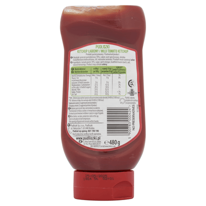 Pudliszki Mild Tomato Ketchup 480g - UK Food & Drink - 5900783000424