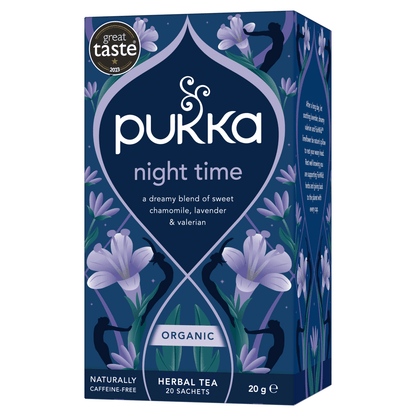 Pukka 20 Organic Night Time Herbal Tea Sachets 20g - UK Food & Drink - 5065000523183