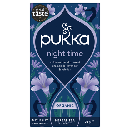 Pukka 20 Organic Night Time Herbal Tea Sachets 20g - UK Food & Drink - 5065000523183