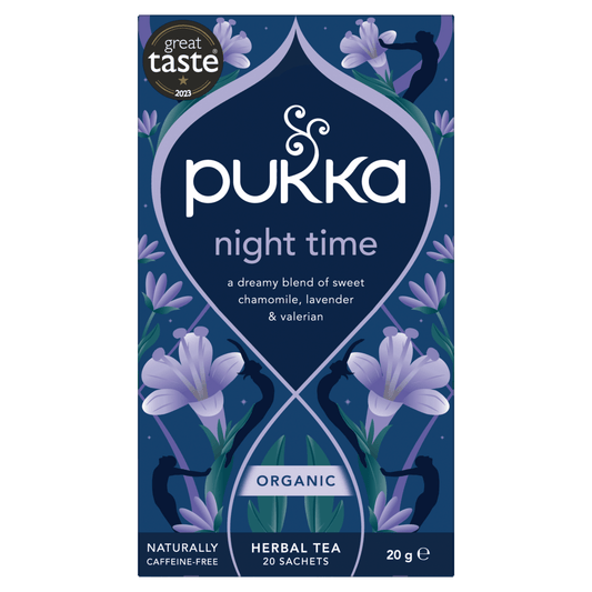 Pukka 20 Organic Night Time Herbal Tea Sachets 20g - UK Food & Drink - 5065000523183