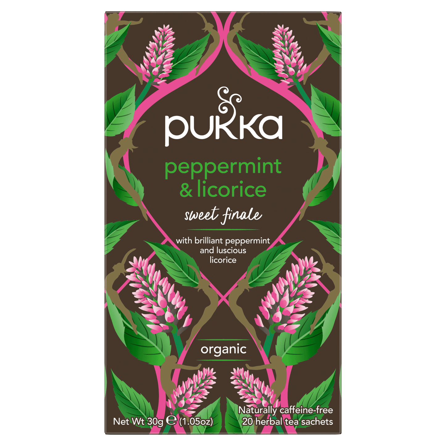 Pukka Organic Peppermint & Licorice 20 Herbal Tea Sachets 30g - UK Food & Drink - 5060229011107