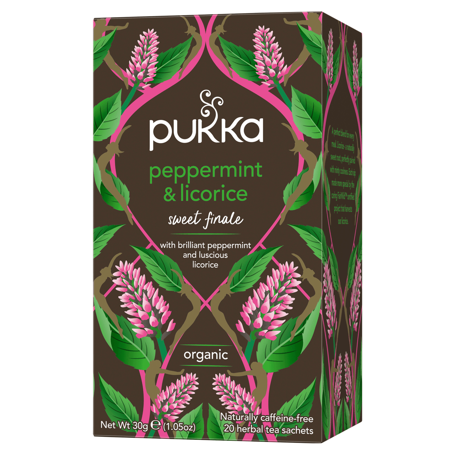 Pukka Organic Peppermint & Licorice 20 Herbal Tea Sachets 30g - UK Food & Drink - 5060229011107