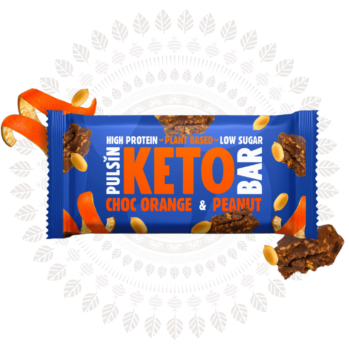 Pulsin Choc Orange & Peanut Keto Bar - UK Food & Drink - 5060142012717