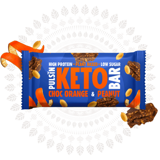 Pulsin Choc Orange & Peanut Keto Bar - UK Food & Drink - 5060142012717