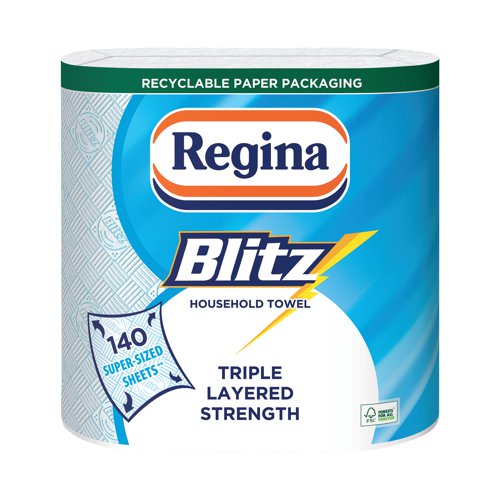 Buy Regina Kitchen Roll 3ply 2pk 70 sheets Blitz online at Intamarque Wholesale – Trusted FMCG distributor