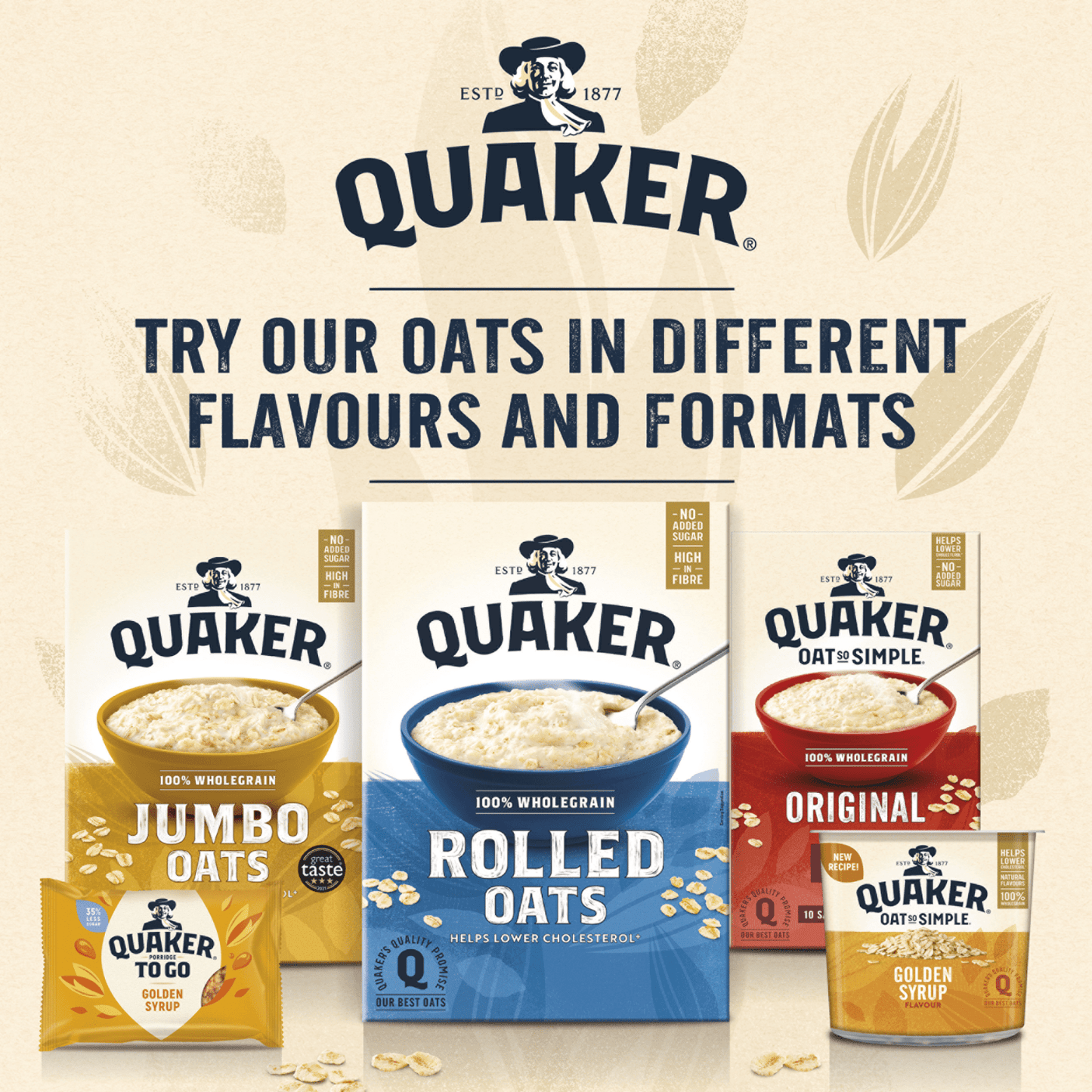 Quaker Caramelised Biscuit Porridge Pot 57g - UK Food & Drink - 5000108033271