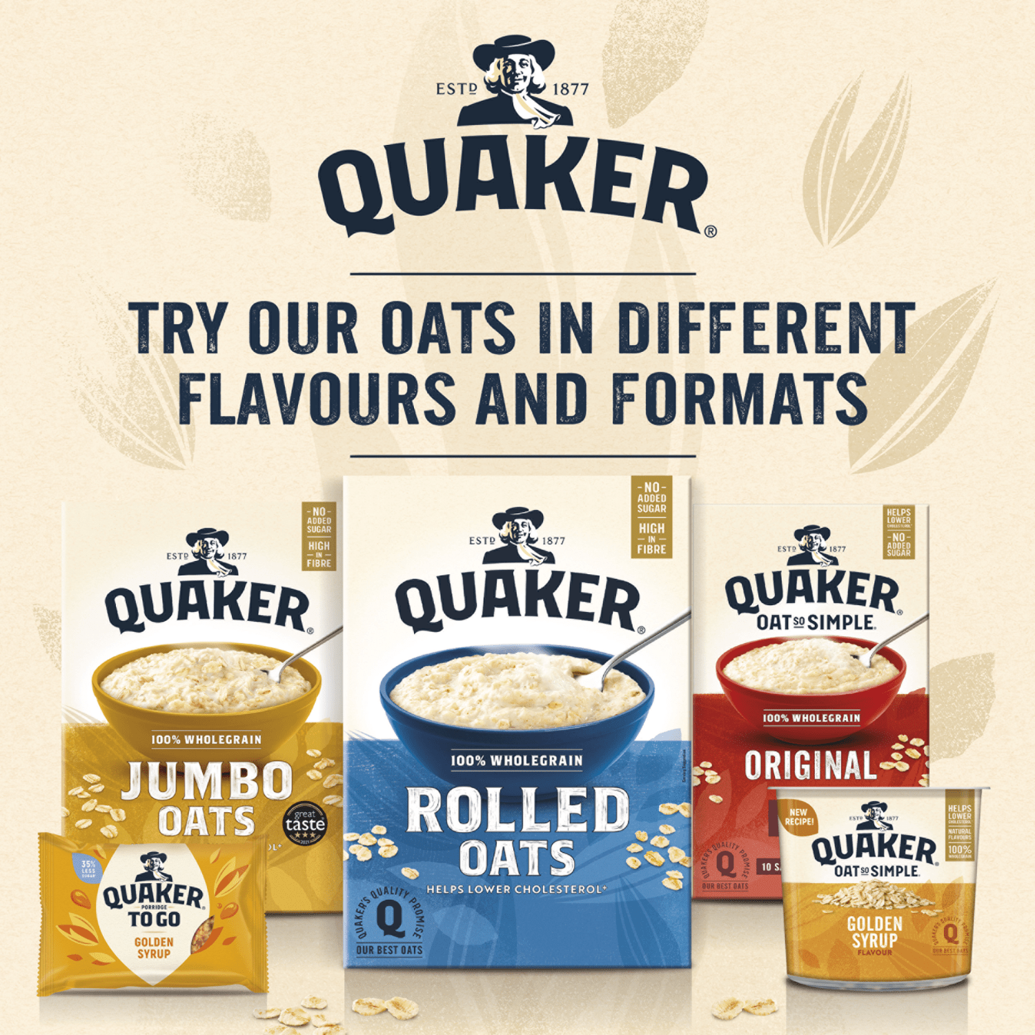 Quaker Caramelised Biscuit Porridge Pot 57g - UK Food & Drink - 5000108033271