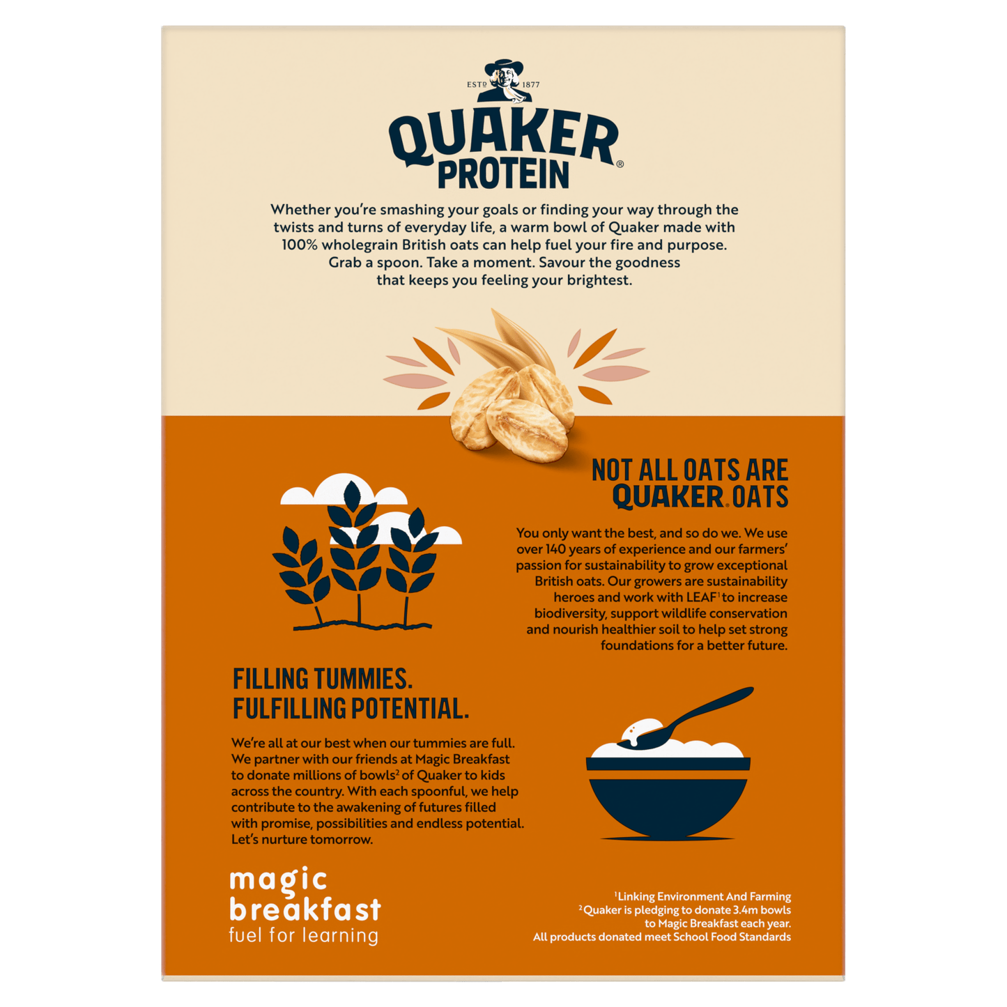 Quaker High in Protein Peanut Butter Porridge Sachets 8x43g - UK Food & Drink - 5000108033561