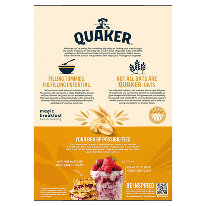 Quaker Jumbo Porridge Oats 1kg - UK Food & Drink - 5000108030904