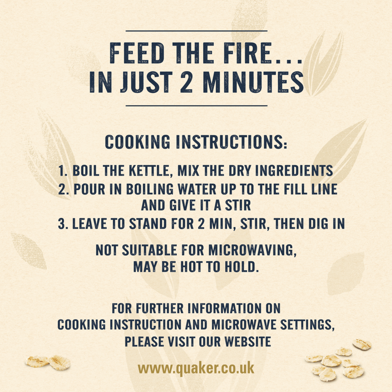 Quaker Oat Original Porridge Pot 45g - UK Food & Drink - 5000108703174