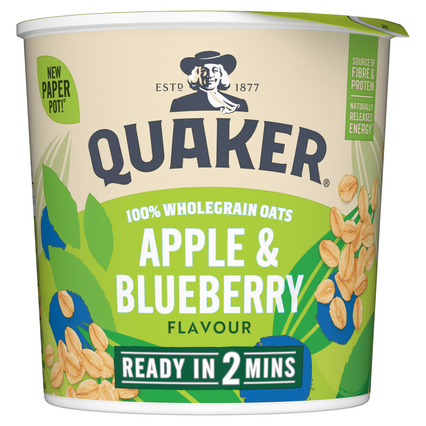 Quaker Oat So Simple Apple & Blueberry Porridge Pot 57g - UK Food & Drink - 5000108575443